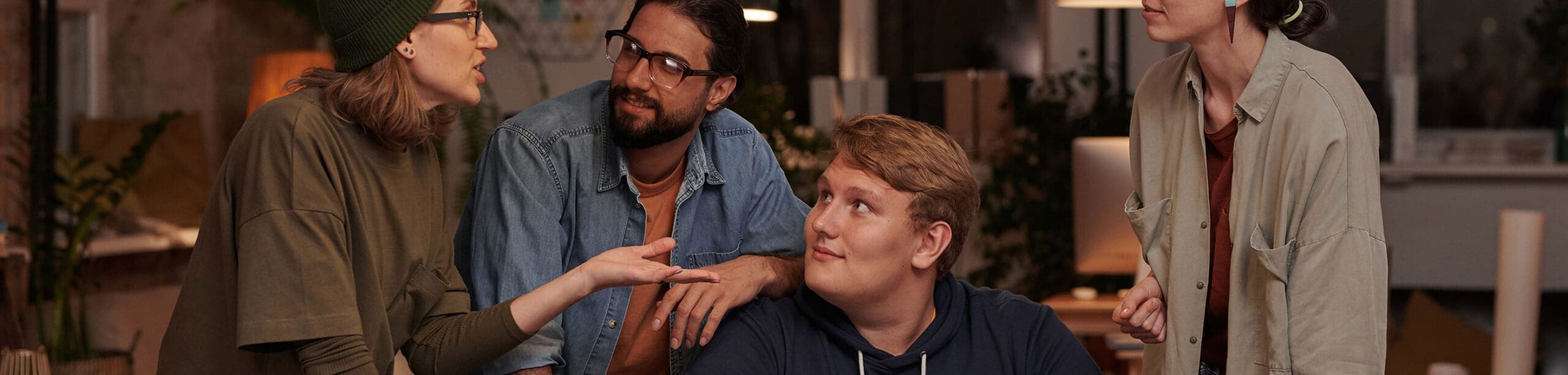 Business owner reviewing growth strategy and financial performance