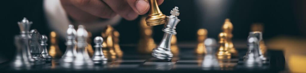 Business owner overwhelmed by decisions finding clarity through strategic consulting