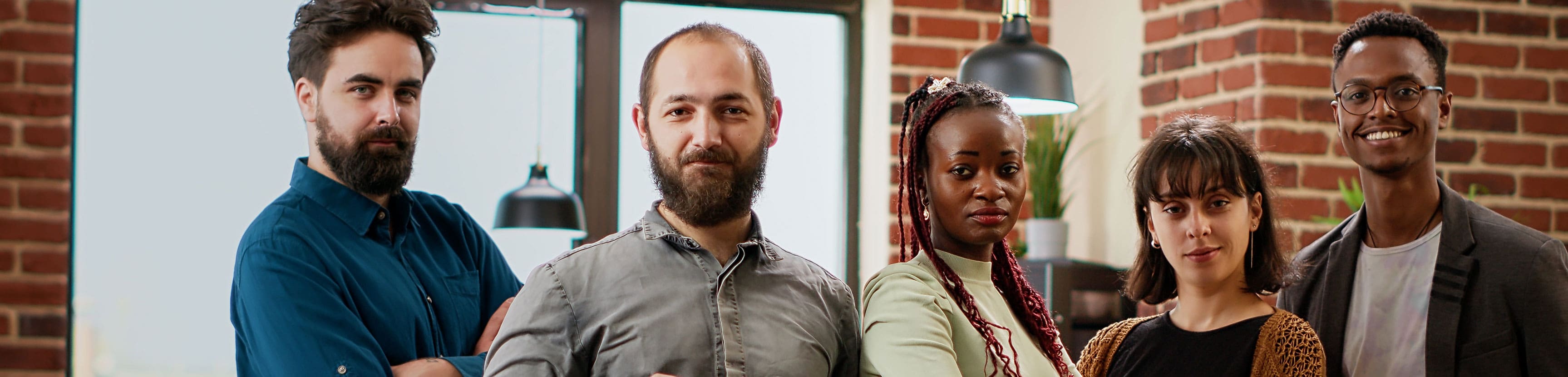 Business leader reviewing financial reports with leadership team